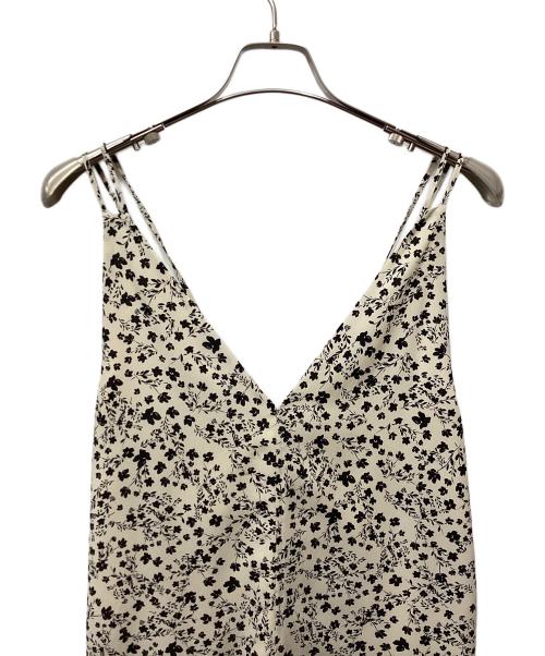MACPHEE（マカフィー）MACPHEE (マカフィー) フラワープリント キャミソールワンピース ライトベージュ サイズ:36の古着・服飾アイテム
