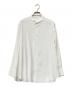 GALERIE VIE（ギャルリーヴィー）の古着「レーヨンコンパクトブロード ボタンダウンシャツ」｜ホワイト