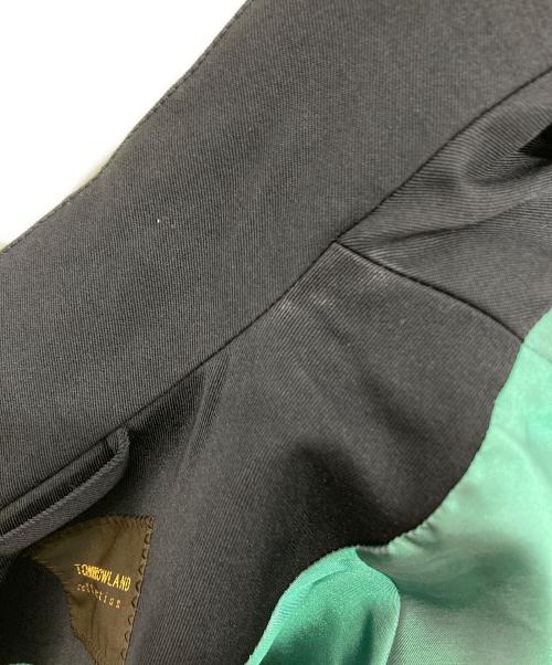 TOMORROW LAND collection（トゥモローランドコレクション）TOMORROW LAND collection (トゥモローランドコレクション) カバートクロス スタンドカラーコート ネイビー サイズ:34の古着・服飾アイテム