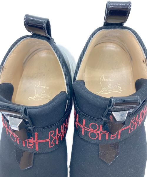 Christian Louboutin（クリスチャン・ルブタン）Christian Louboutin (クリスチャン・ルブタン) ネオプレンスニーカー ブラック サイズ:36 1/2の古着・服飾アイテム