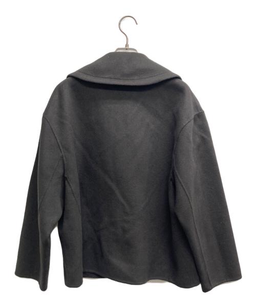 ESSEN .LAUTREAMONT（エッセン.ロートレアモン）ESSEN .LAUTREAMONT (エッセン.ロートレアモン) SUPER120シャルムビーバーショートコート グレー サイズ:36の古着・服飾アイテム