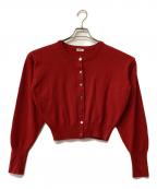 Obladaオブラダ）の古着「MARTHA CARDIGAN(マーサ カーディガン)」｜レッド
