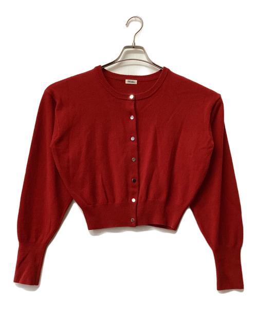 Oblada（オブラダ）Oblada (オブラダ) MARTHA CARDIGAN(マーサ カーディガン) レッド サイズ:Freeの古着・服飾アイテム