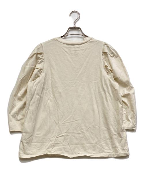 Oblada（オブラダ）oblada (オブラダ) Shirring T-shirts ナチュラル サイズ:FREEの古着・服飾アイテム