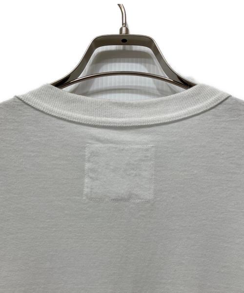 sacai（サカイ）sacai (サカイ) Sロゴ サイドオープン クルーネックシャツ ホワイト サイズ:1の古着・服飾アイテム