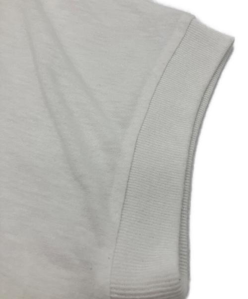 sacai（サカイ）sacai (サカイ) Sロゴ サイドオープン クルーネックシャツ ホワイト サイズ:1の古着・服飾アイテム