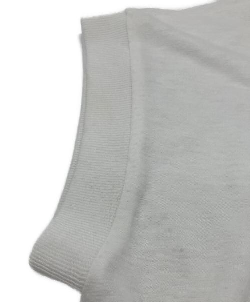 sacai（サカイ）sacai (サカイ) Sロゴ サイドオープン クルーネックシャツ ホワイト サイズ:1の古着・服飾アイテム