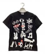 BLACK COMME des GARCONSブラックコムデギャルソン）の古着「Tシャツ」｜ブラック
