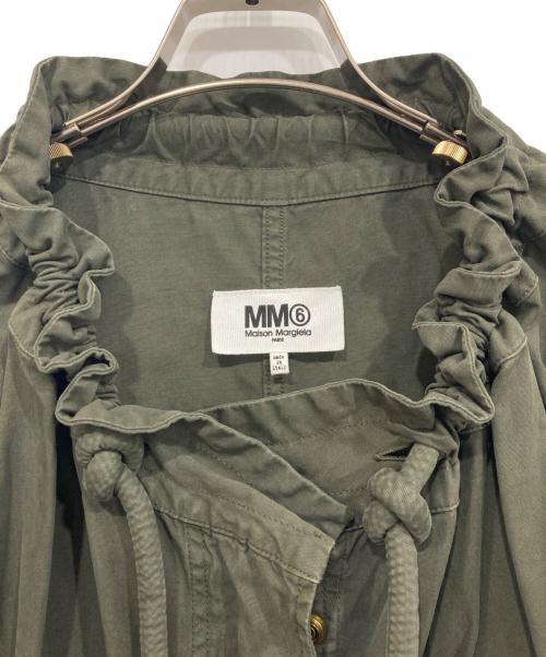 MM6 Maison Margiela（エムエムシックスメゾンマルジェラ）MM6 Maison Margiela (エムエムシックスメゾンマルジェラ) ミリタリーコート オリーブ サイズ:36の古着・服飾アイテム