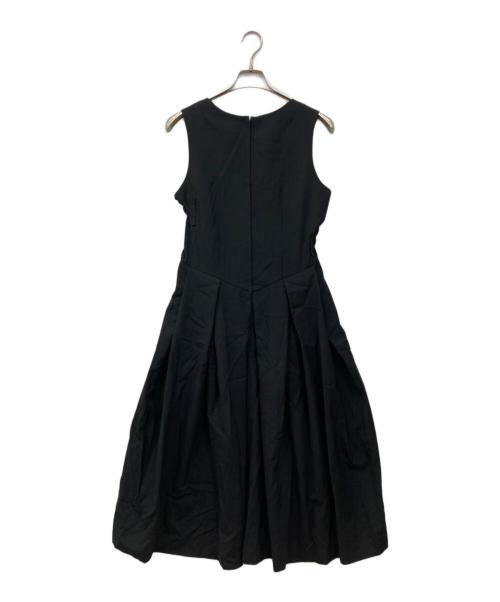 BLACK COMME des GARCONS（ブラックコムデギャルソン）BLACK COMME des GARCONS (ブラックコムデギャルソン) ノースリーブワンピース ブラック サイズ:Sの古着・服飾アイテム