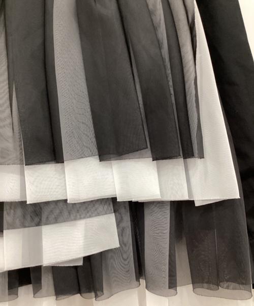 COMME des GARCONS（コムデギャルソン）COMME des GARCONS (コムデギャルソン) シアーティアード切替シャツ ブラック サイズ:Sの古着・服飾アイテム