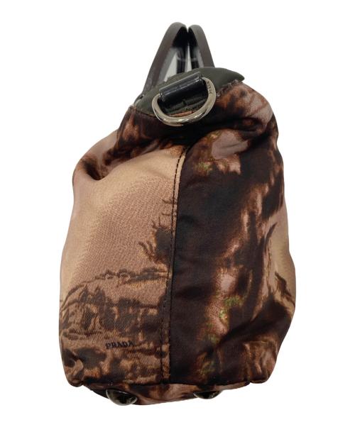 PRADA（プラダ）PRADA (プラダ) 2WAYショルダーバッグ ブラウンの古着・服飾アイテム