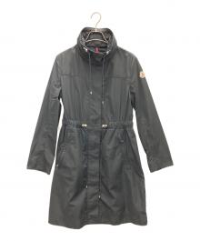 MONCLER（モンクレール）の古着「ドロストリングコート」｜ブラック