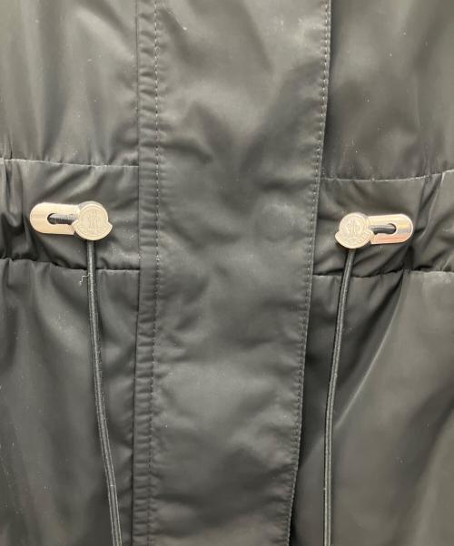 MONCLER（モンクレール）MONCLER (モンクレール) ドロストリングコート ブラック サイズ:1の古着・服飾アイテム