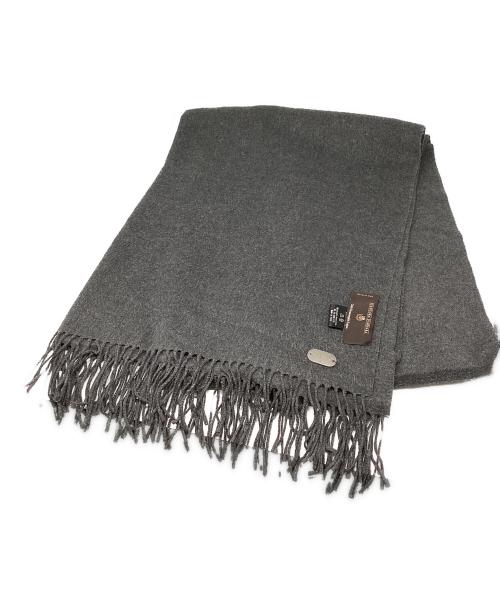 TESSITURA DI NOVARA（ノバラ）TESSITURA DI NOVARA (ノバラ) AVLDE (-) シルクストール Ermenegildo Zegna グレーの古着・服飾アイテム