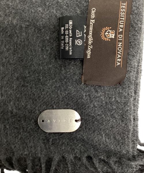 TESSITURA DI NOVARA（ノバラ）TESSITURA DI NOVARA (ノバラ) AVLDE (-) シルクストール Ermenegildo Zegna グレーの古着・服飾アイテム