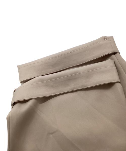 Snidel（スナイデル）Snidel (スナイデル) ハイウエストサロペット ベージュ サイズ:1 未使用品の古着・服飾アイテム