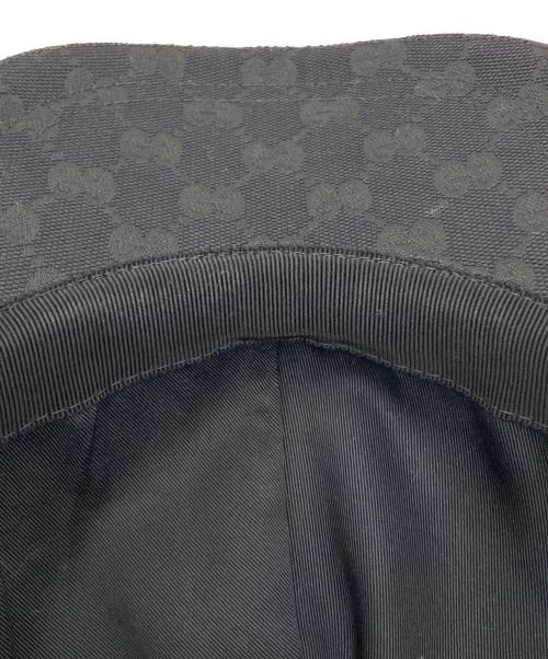 GUCCI（グッチ）GUCCI (グッチ) オリジナルGGキャンバス ベースボール キャップ ブラック サイズ:Ｓの古着・服飾アイテム