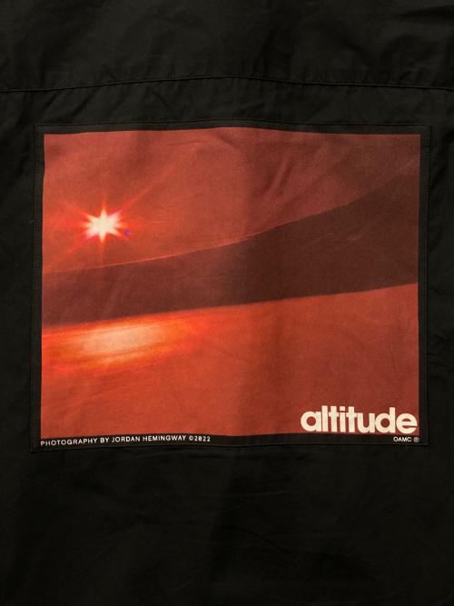 OAMC（オーエーエムシー）OAMC (オーエーエムシー) バックプリントシャツ ブラック サイズ:Mの古着・服飾アイテム