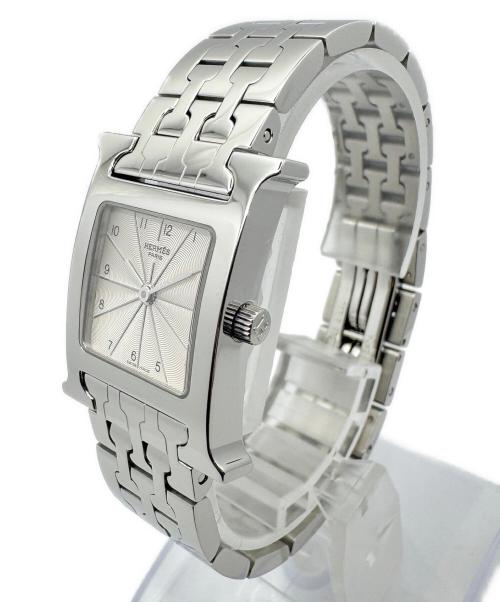 HERMES（エルメス）HERMES (エルメス) Hウォッチ Ref.HH1.210 シルバー文字盤 サイズ:21mmの古着・服飾アイテム