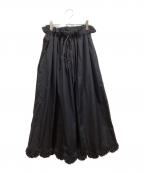 CECILIE BAHNSENセシリーバンセン）の古着「ワイドパンツ」｜ブラック