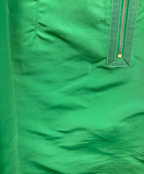 DRAWER（ドゥロワー）DRAWER (ドゥロワー) ロングフレアスカート グリーン サイズ:36の古着・服飾アイテム