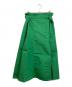DRAWER（ドゥロワー）の古着「ロングフレアスカート」｜グリーン