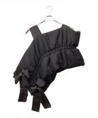 HAENGNAEヘンネ）の古着「KISHIMEN PILLOW ボリュームビスチェ」｜ブラック