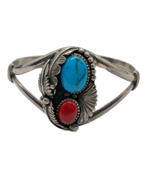 インディアンジュエリーバングル（-）インディアンジュエリーバングル (-) インディアンジュエリーバングル 2ストーンの古着・服飾アイテム