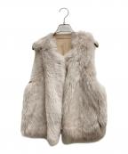 Karl Donoghueカールドノヒュー）の古着「ムートンベスト」｜ベージュ