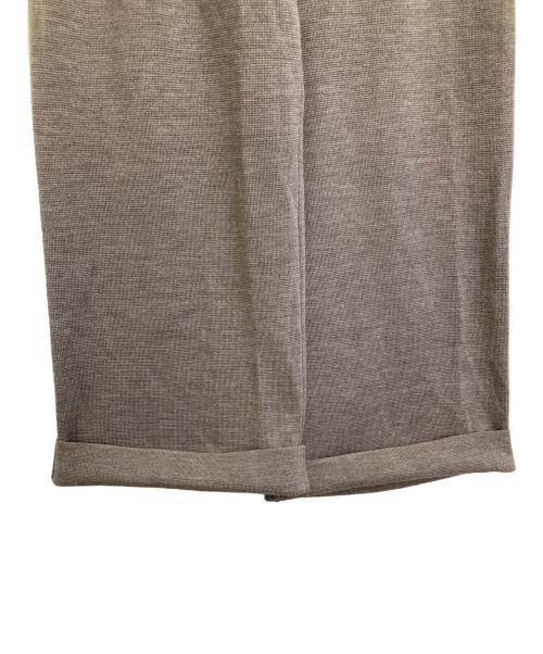 SLOBE IENA（スローブ イエナ）SLOBE IENA (スローブ イエナ) ウォッシャブルミラノリブセミワイドパンツ グレー サイズ:38 未使用品の古着・服飾アイテム