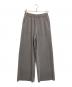 SLOBE IENA（スローブ イエナ）の古着「ウォッシャブルミラノリブセミワイドパンツ」｜グレー