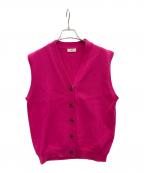 NAVEネイブ）の古着「ルピナス コットンニットベスト」｜ピンク