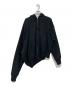 INSCRIRE（アンスクリア）の古着「Asymmetry Zip Hoodie」｜ブラック