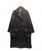 COGTHEBIGSMOKEコグザビッグスモーク）の古着「IMAN DOUBLE-BREAST COAT（イマン　ダブル　プレスト　コート）」｜ブラウン