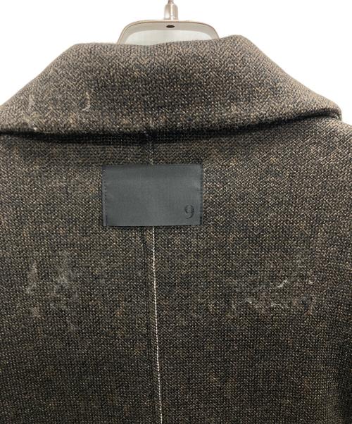 COGTHEBIGSMOKE（コグザビッグスモーク）COGTHEBIGSMOKE (コグザビッグスモーク) IMAN DOUBLE-BREAST COAT（イマン　ダブル　プレスト　コート） ブラウン サイズ:記載なしの古着・服飾アイテム