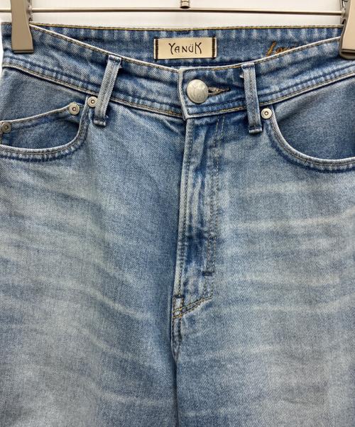 YANUK（ヤヌーク）YANUK (ヤヌーク) LOUISE ストレートデニムパンツ ブルー サイズ:22の古着・服飾アイテム