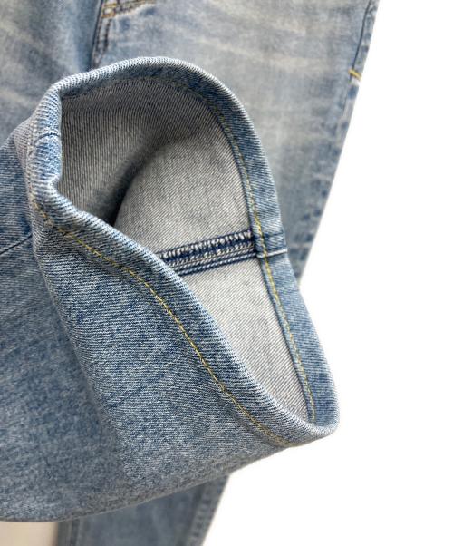 YANUK（ヤヌーク）YANUK (ヤヌーク) LOUISE ストレートデニムパンツ ブルー サイズ:22の古着・服飾アイテム