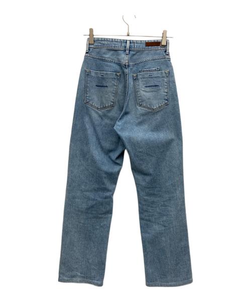 YANUK（ヤヌーク）YANUK (ヤヌーク) LOUISE ストレートデニムパンツ ブルー サイズ:22の古着・服飾アイテム