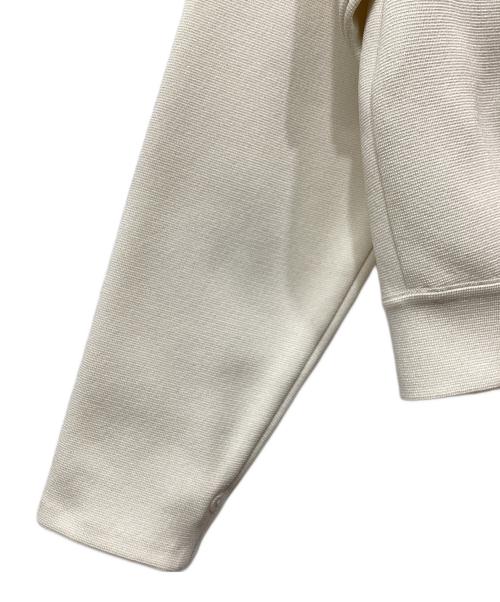 BALLSEY（ボールジィ）BALLSEY (ボールジィ) ミラノリブ クルーネックカーディガン アイボリー サイズ:Ｓの古着・服飾アイテム