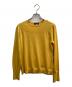 BLUE LABEL CRESTBRIDGE（ブルーレーベルクレストブリッジ）の古着「ハイゲージウォッシャブルウールプルオーバー」｜イエロー