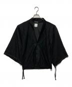 SOU・SOUソウソウ）の古着「伯爵羽織 宮中袖」｜ブラック