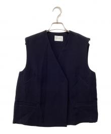 UNITED ARROWS（ユナイテッドアローズ）の古着「COMFY Vネック ベスト」｜ネイビー