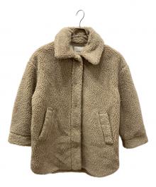 journal standard L'essage（ジャーナルスタンダード レサージュ）の古着「JESI WOOLボアブルゾン」｜ベージュ