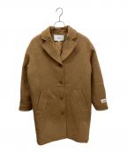 maison kitsuneメゾンキツネ）の古着「WOOL COAT」｜ブラウン