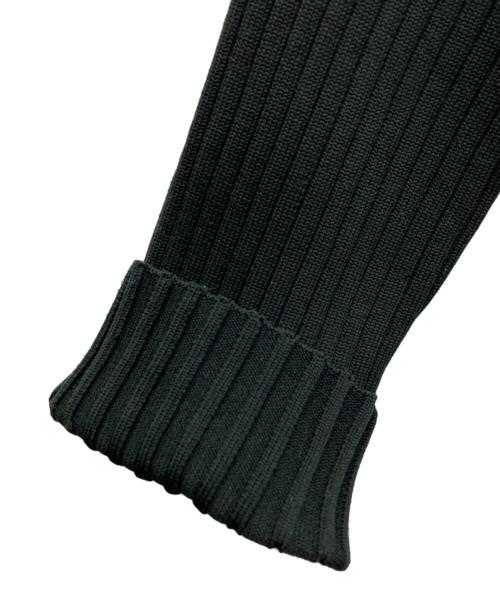 Mila Owen（ミラオーウェン）Mila Owen (ミラオーウェン) 構築シルエットペプラムニットチュニック ブラック サイズ:SIZE0の古着・服飾アイテム