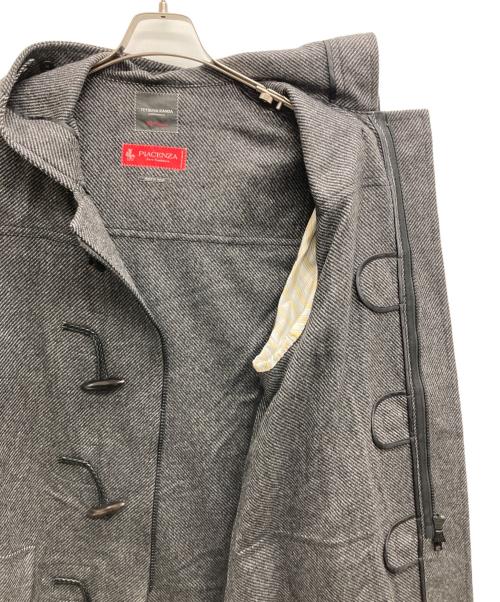TETSUYA KANDA（テツヤカンダ）TETSUYA KANDA (テツヤカンダ) カシミヤダッフルコート グレー サイズ:48の古着・服飾アイテム
