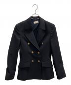 DES PRESデ プレ）の古着「ハードオックスフォード ダブルブレストジャケット」｜ネイビー