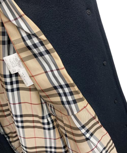 BURBERRY BLUE LABEL（バーバリーロンドンブルーレーベル）BURBERRY BLUE LABEL (バーバリーロンドンブルーレーベル) ウールコート ブラック サイズ:38の古着・服飾アイテム