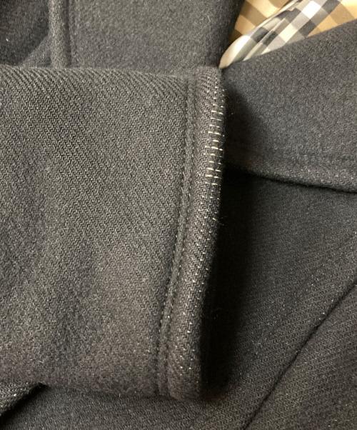 BURBERRY BLUE LABEL（バーバリーロンドンブルーレーベル）BURBERRY BLUE LABEL (バーバリーロンドンブルーレーベル) ウールコート ブラック サイズ:38の古着・服飾アイテム